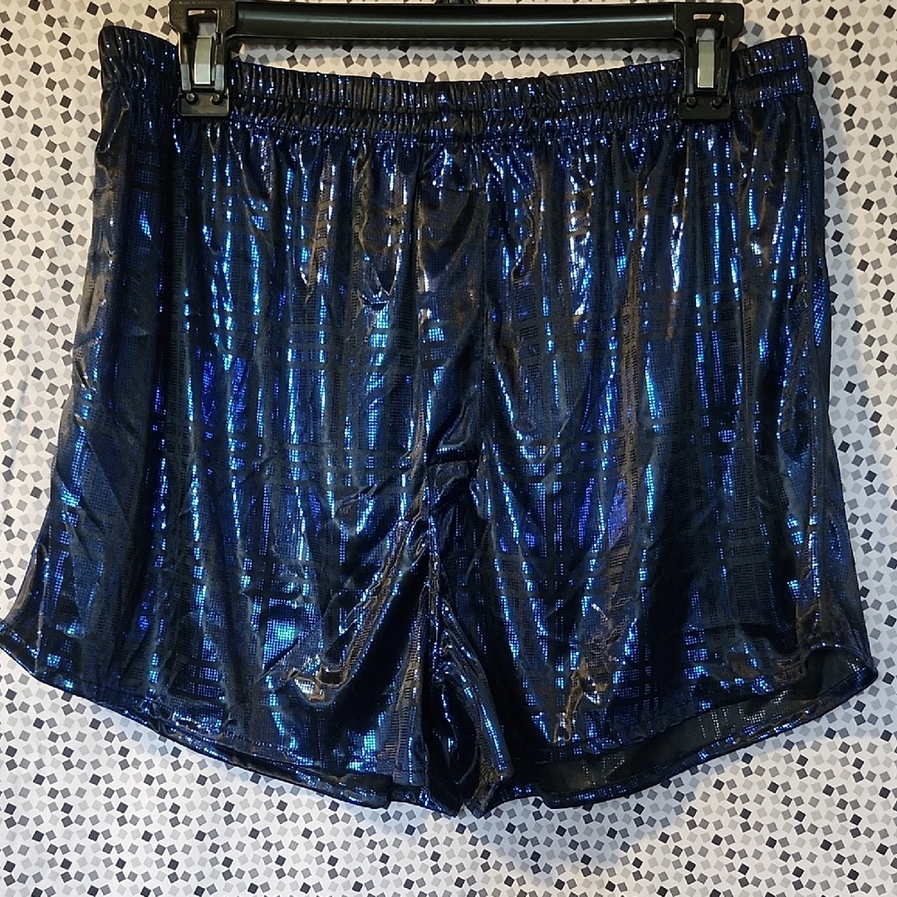 Intimo Metallic Blue Athletic Boxers